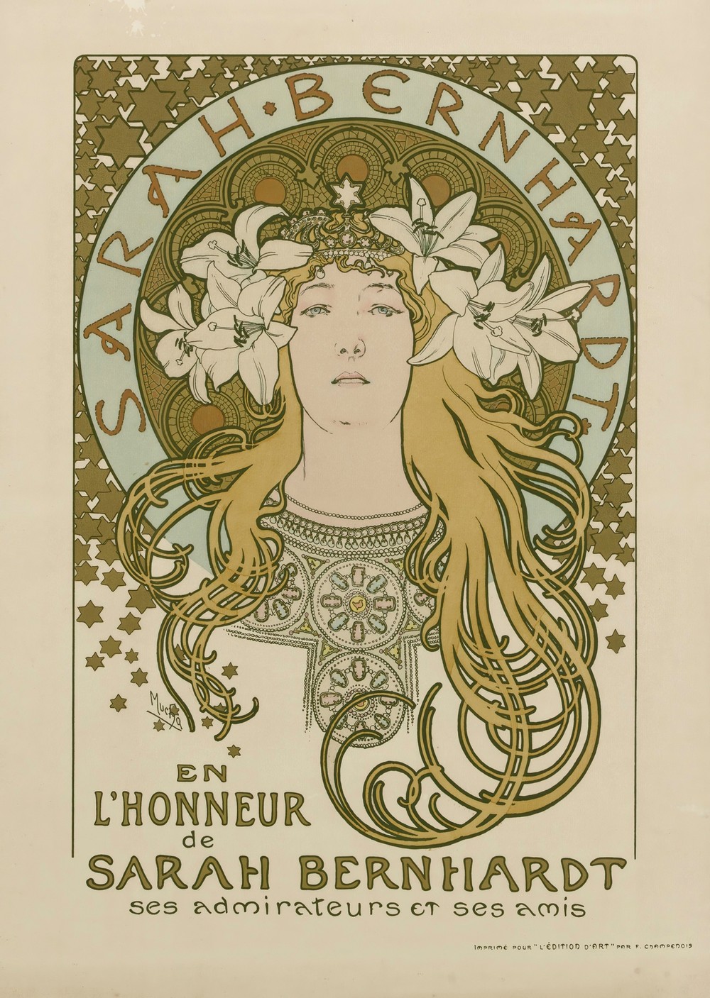 En l’honneur de Sarah Bernhardt – ses admirateurs et ses amis
