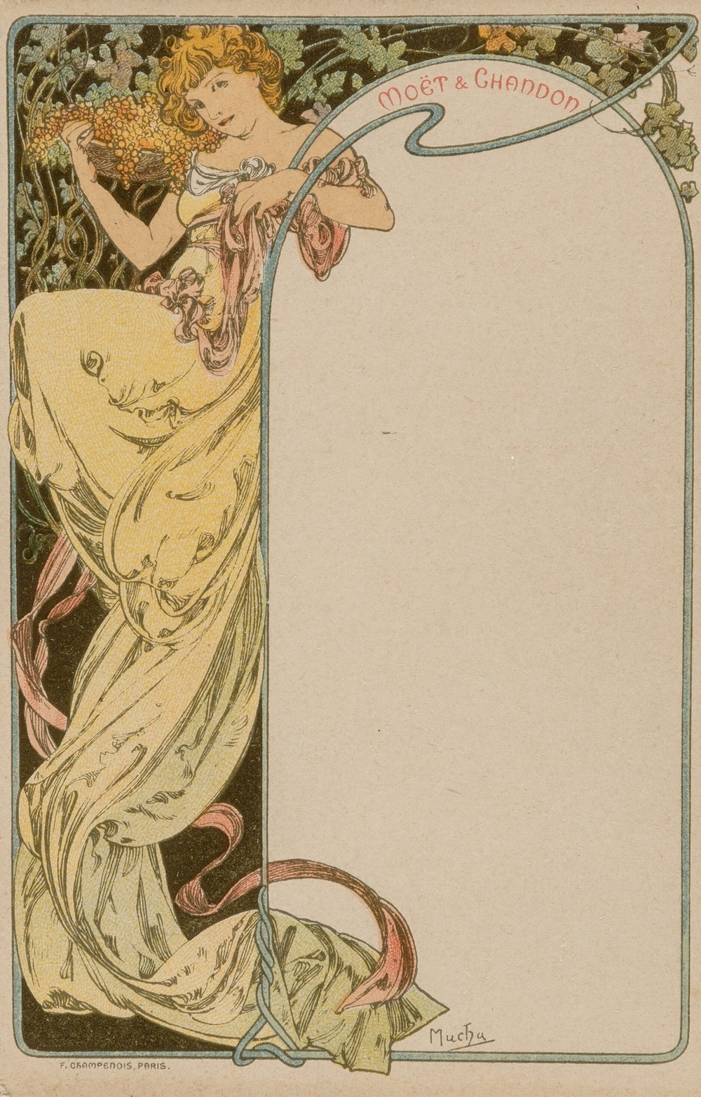 Menu Card (circa 1900)