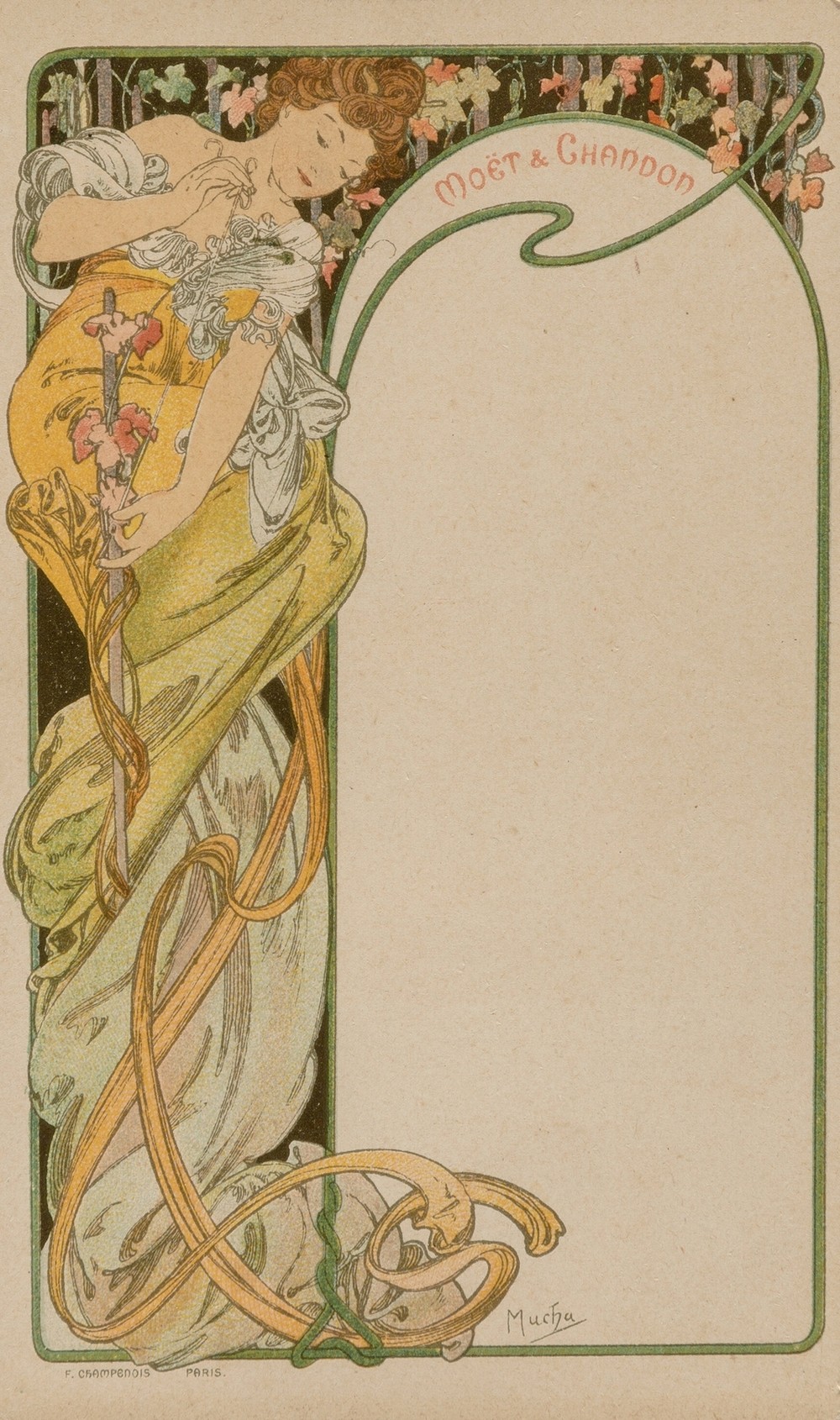 Menu Card (circa 1900)