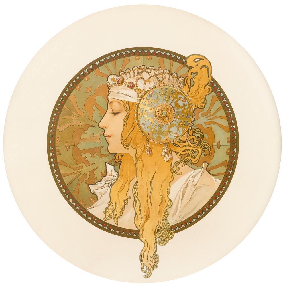 Têtes Byzantines (Blonde) (circa 1897)