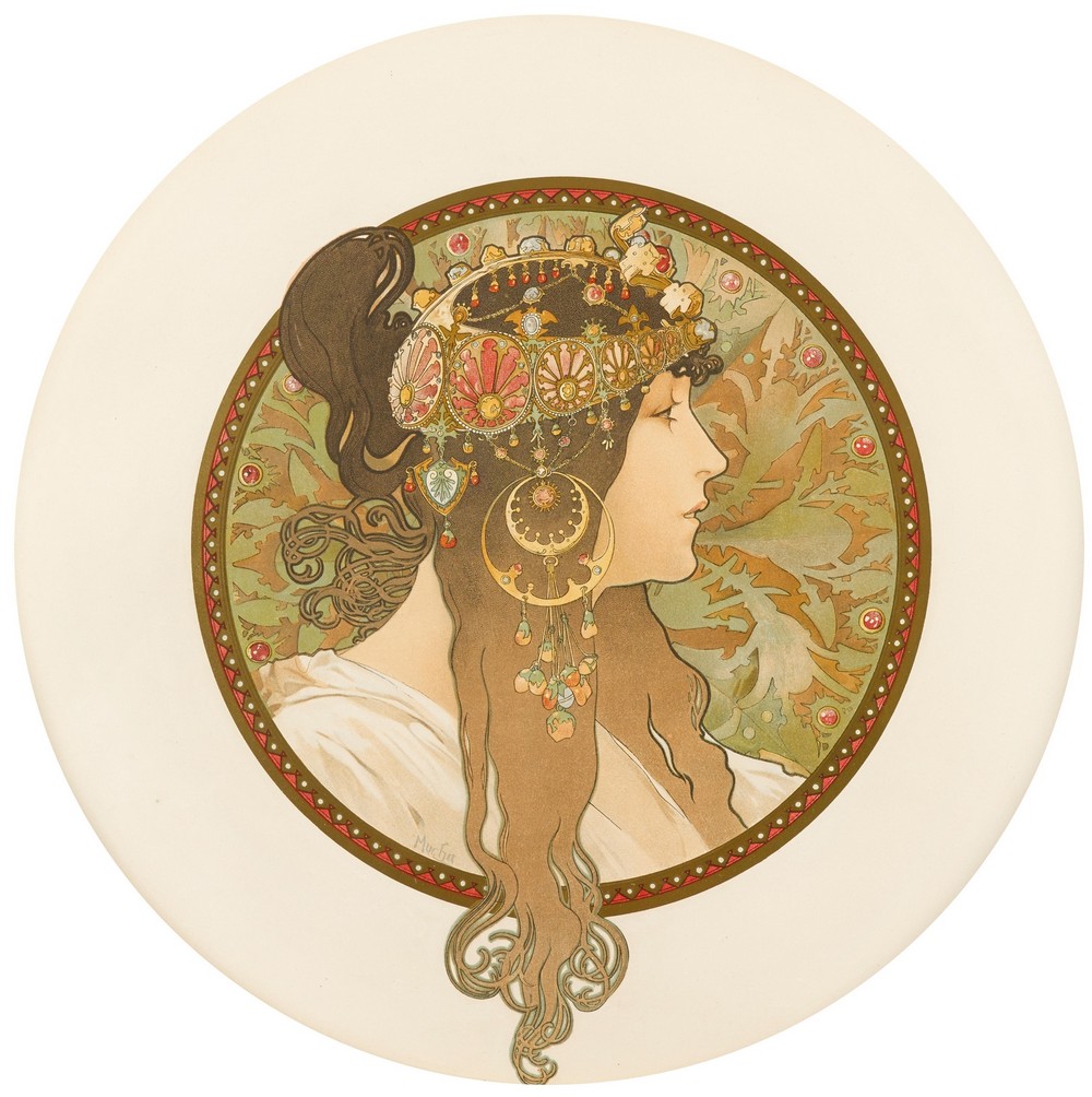 Têtes Byzantines (Brunette) (circa 1897)