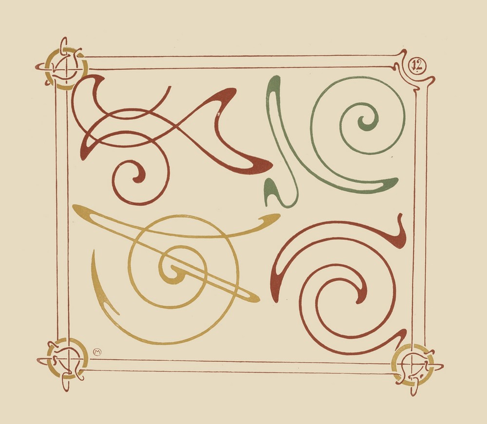 Abstract design based on arabesques.