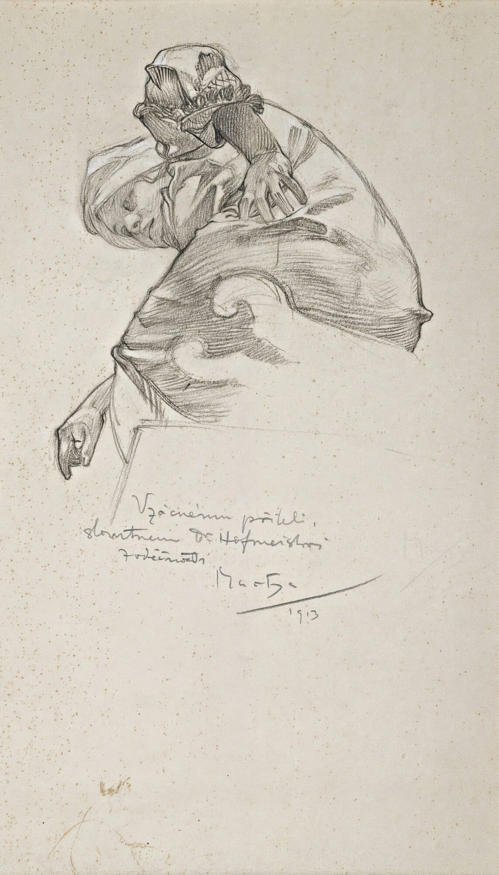 Woman bending over