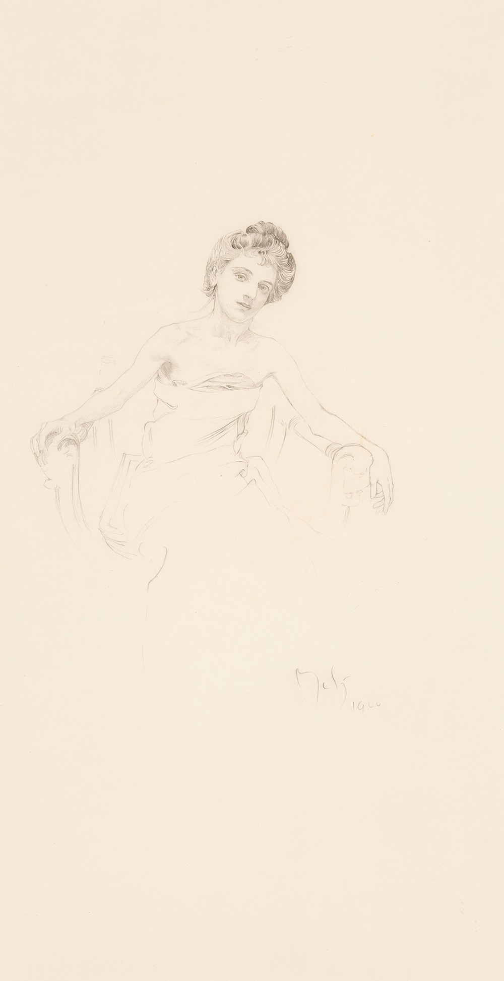 Étude de femme