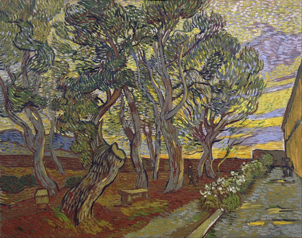 The garden of Saint Paul’s Hospital