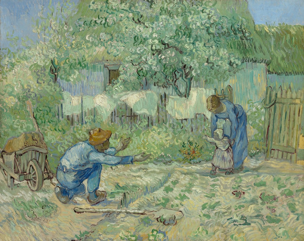 First Steps, after Millet