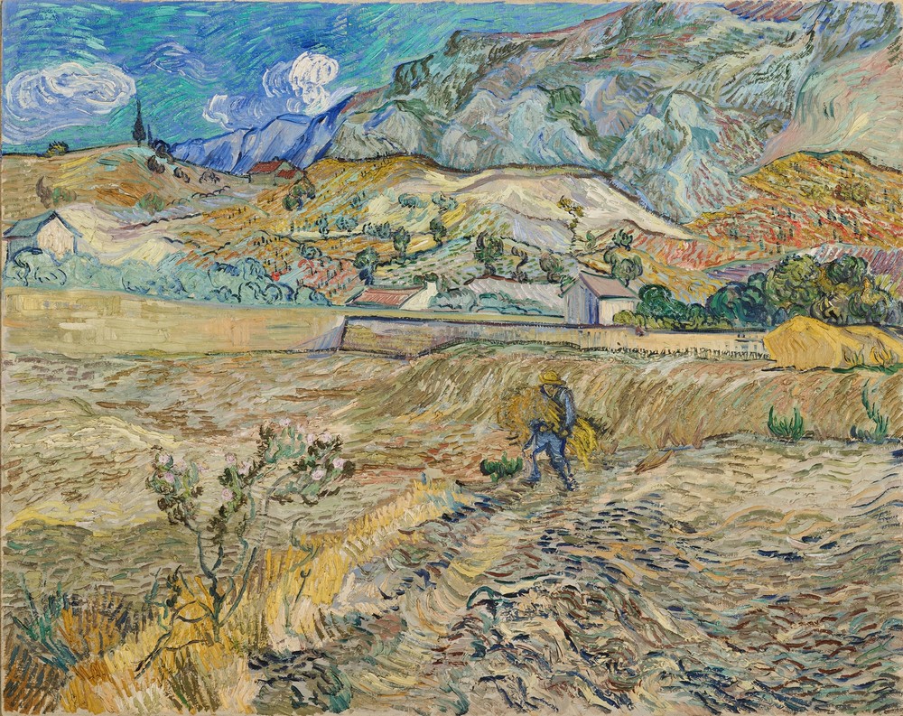 Landscape at Saint-Rémy (Enclosed Field with Peasant)