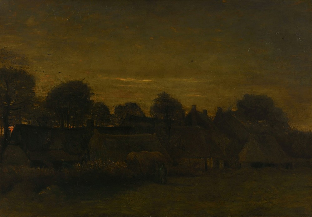 Farming Village at Twilight