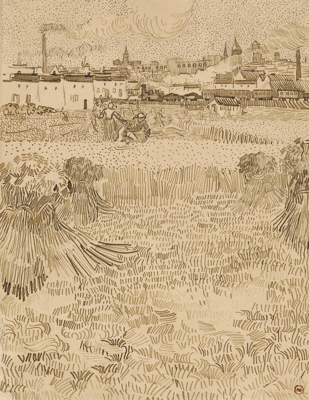 Arles; View from the Wheatfields