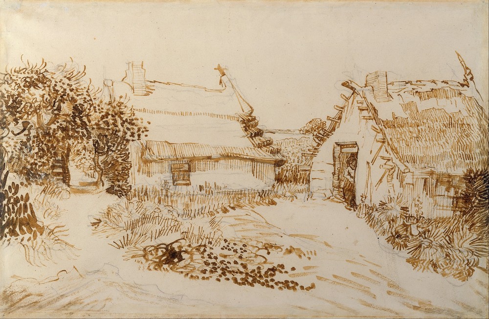 Two Cottages at Saintes-Maries-de-la-Mer