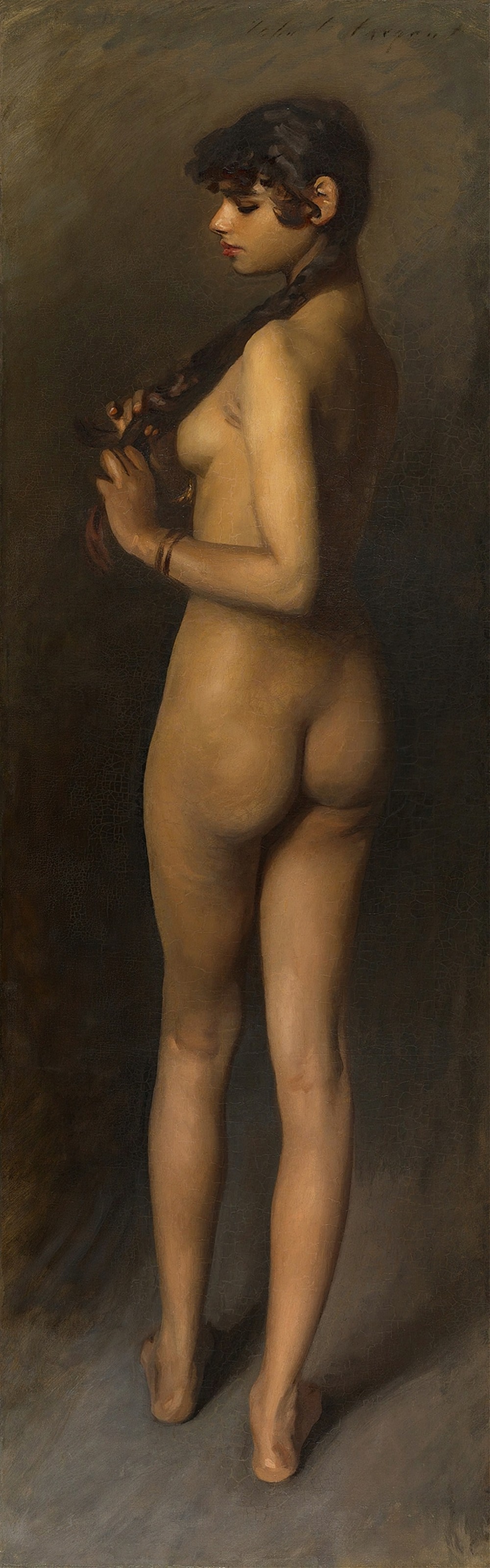 Life Study (Study of an Egyptian Girl)