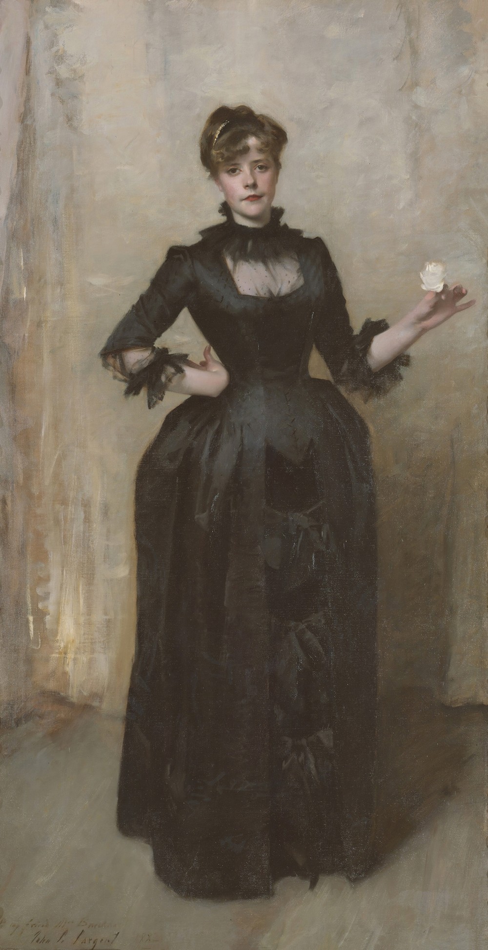 Lady With The Rose (Charlotte Louise Burckhardt)