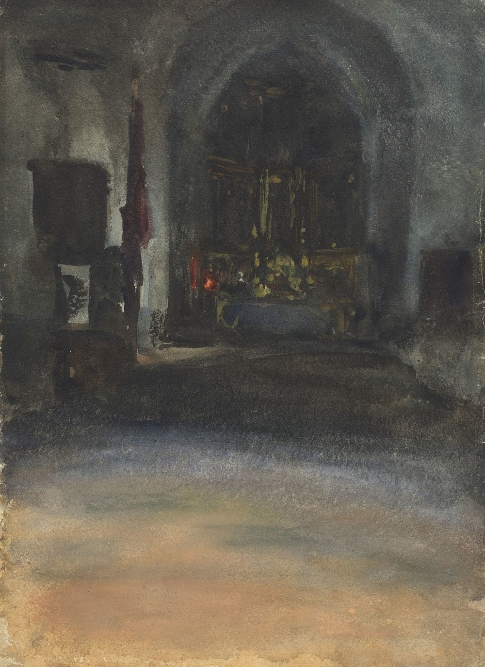 Spanish Church Interior (c. 1880)