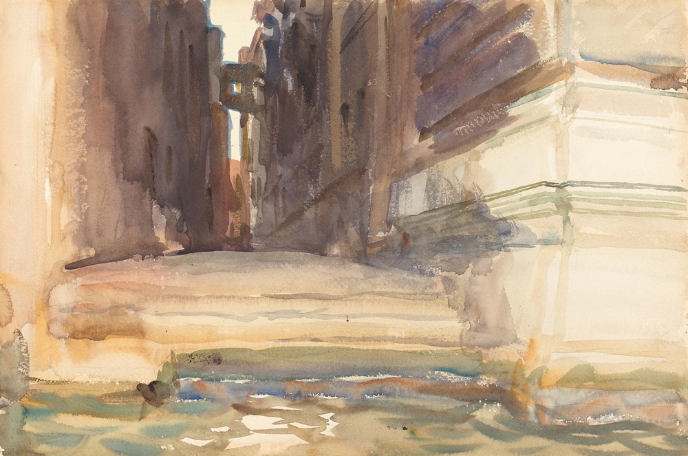 The Calle della Rosa with the Monte di Pietà,Venice (c. 1904)