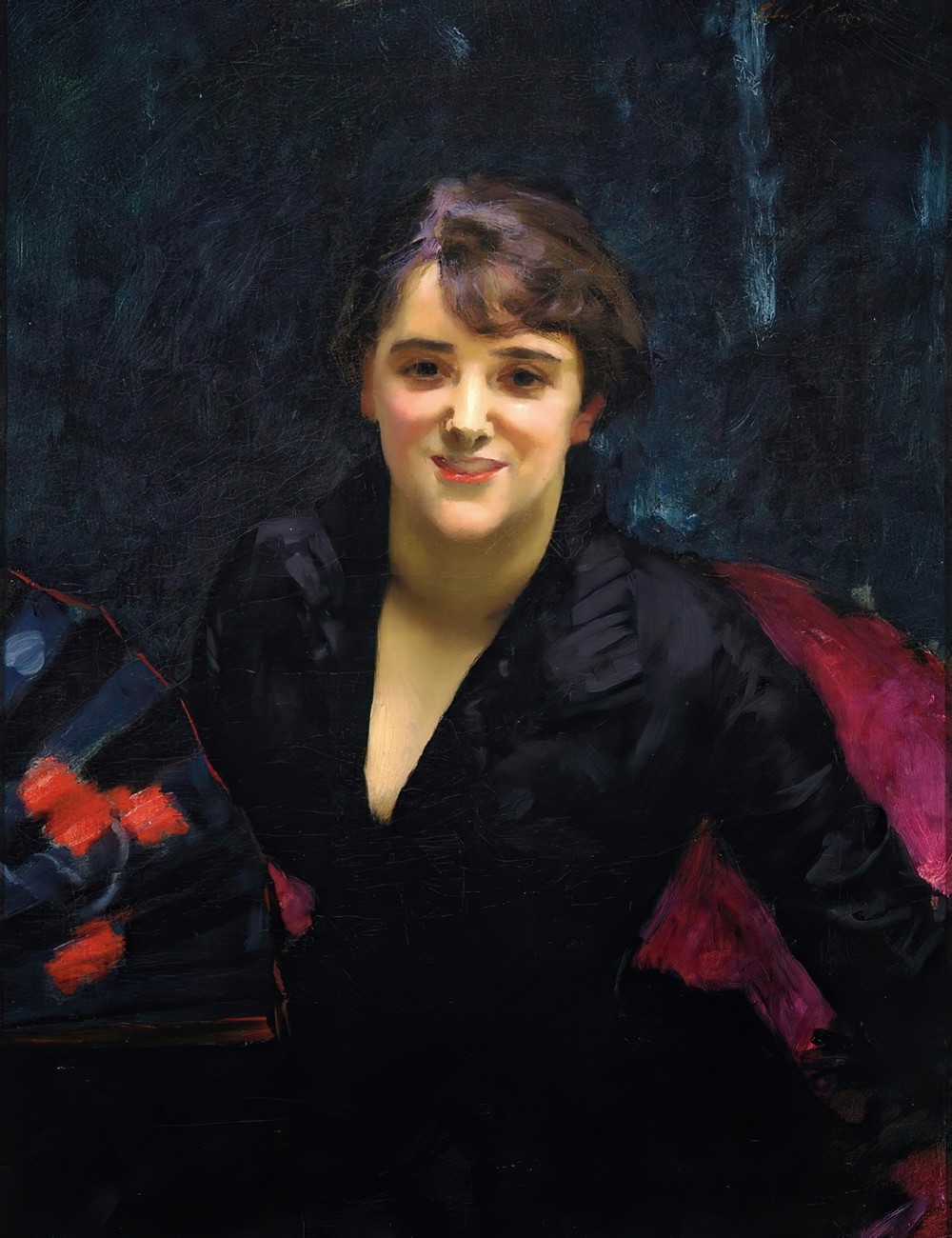 Madame Errazuriz or The Lady in Black (c. 1882-1883)