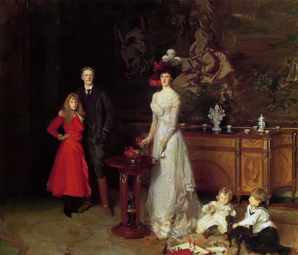 Sir George Sitwell, Lady Ida Sitwell and Family (ca 1900)