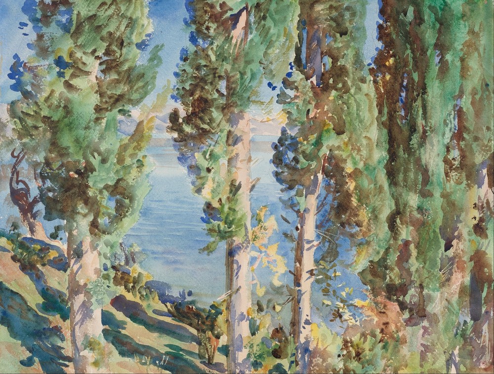 Corfu; Cypresses