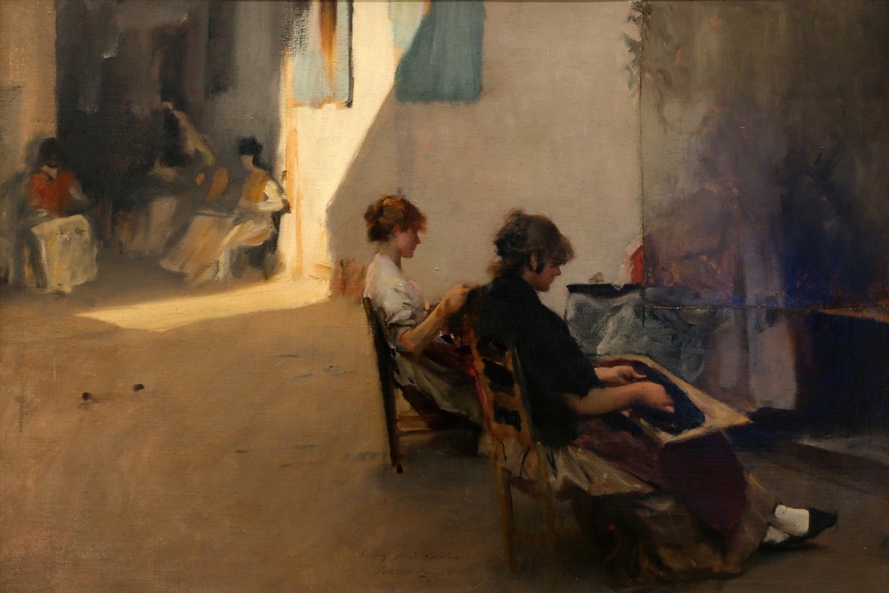 The bead threaders of venice (1880-82)