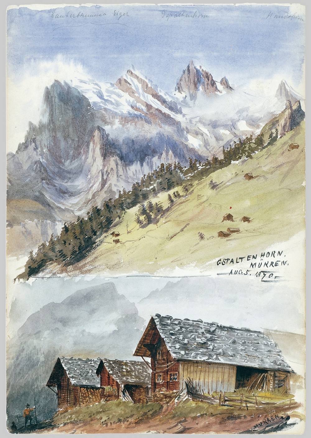 Gspaltenhorn, Mürren