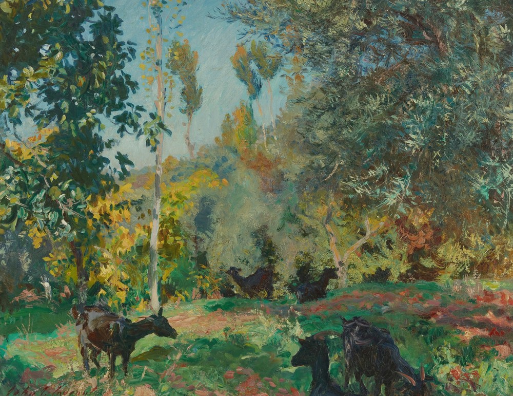 Landscape with Goats