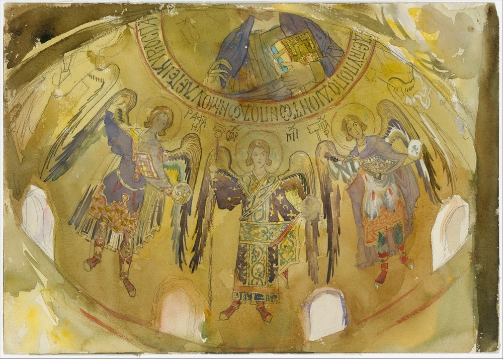 Angels, Mosaic, Palatine Chapel, Palermo (between 1897 and 1903)