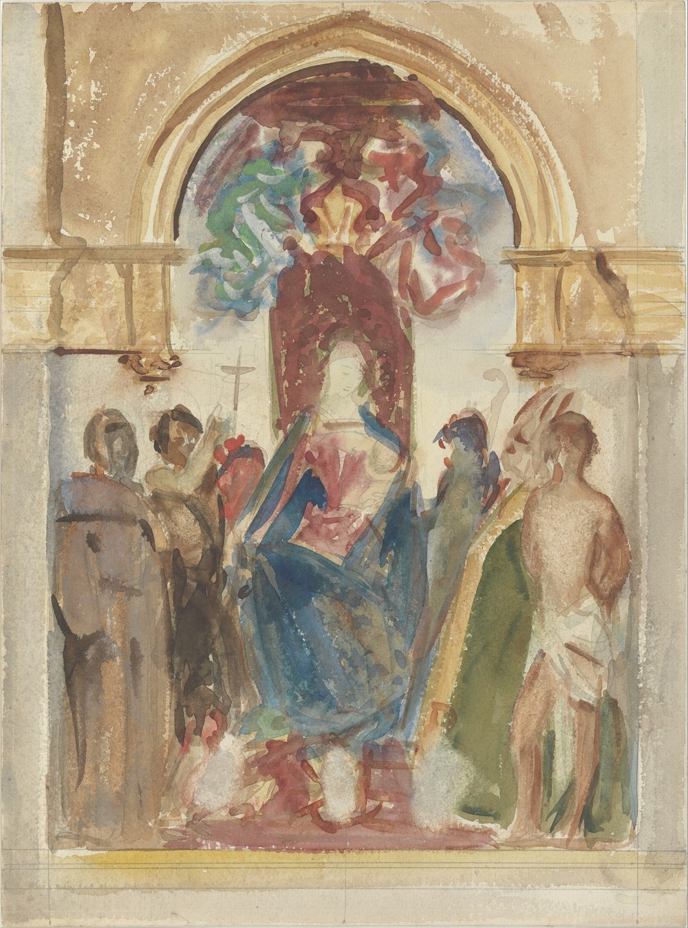 Madonna and Child and Saints (between 1895 and 1915)