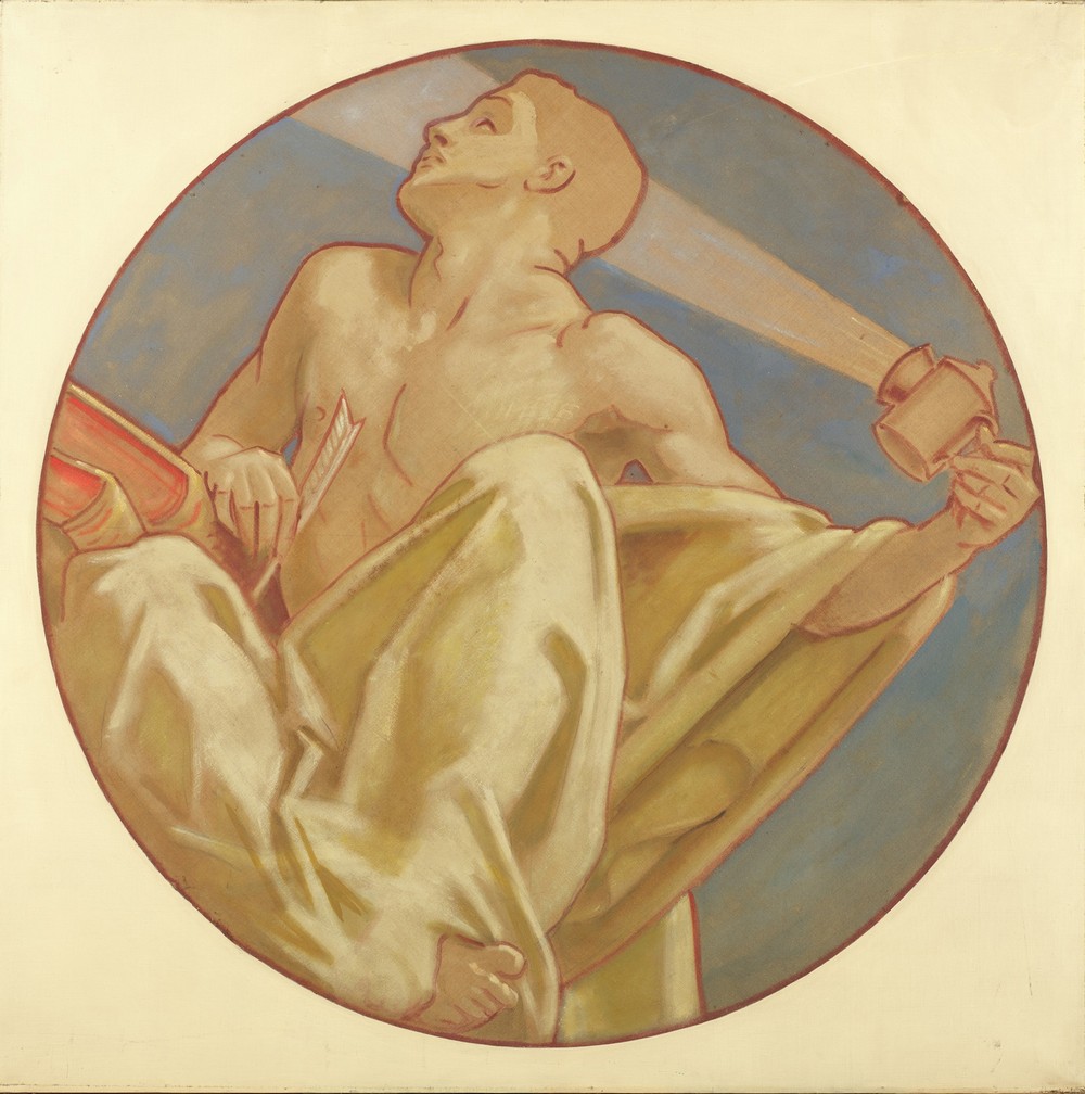 Study for ‘History’, Museum of Fine Arts, Boston (between 1916 and 1921)