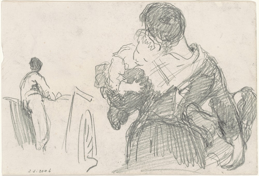 Mother and Child (recto) (c. 1871-1872)