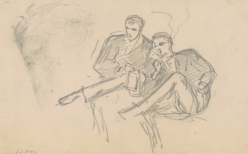 Seated Men (c. 1874-1877)