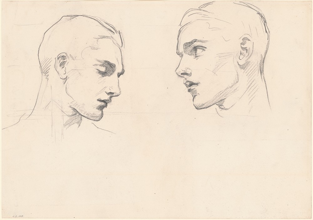Studies of a Man’s Head (c. 1875)