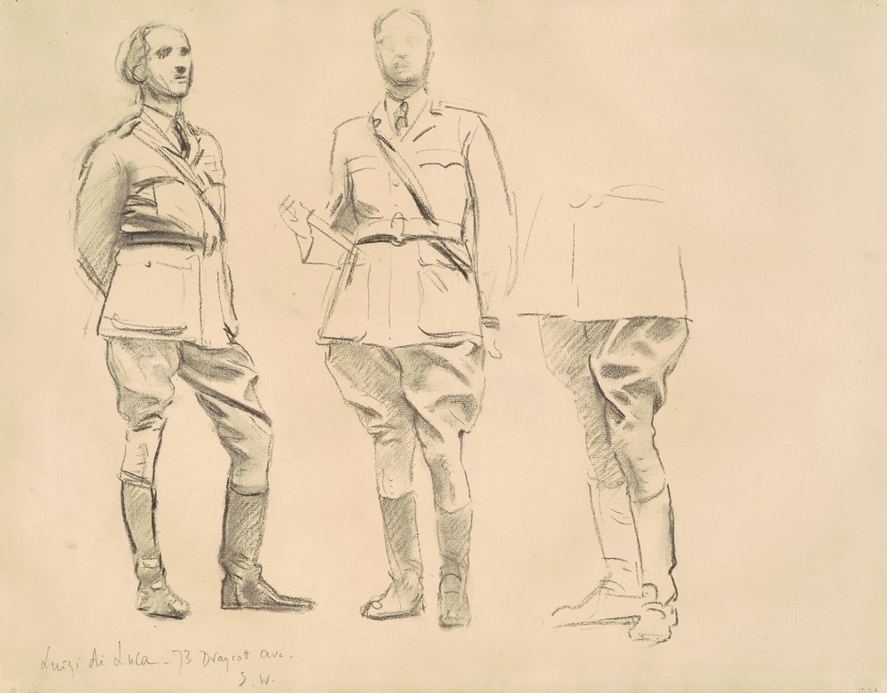 Studies for ‘General Officers of World War I’