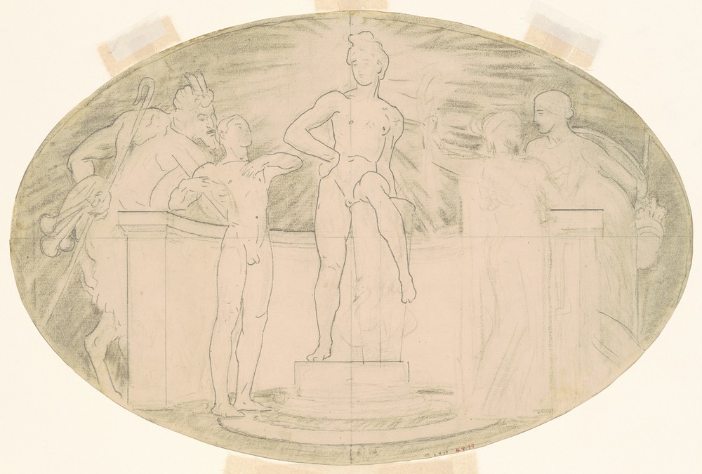 Study for ‘Classic and Romantic Art’ (c. 1921)