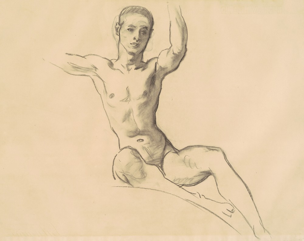 Study for Figure above ‘Music’ II