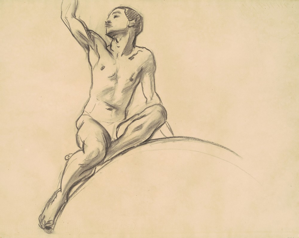 Study for Figure above ‘Music’
