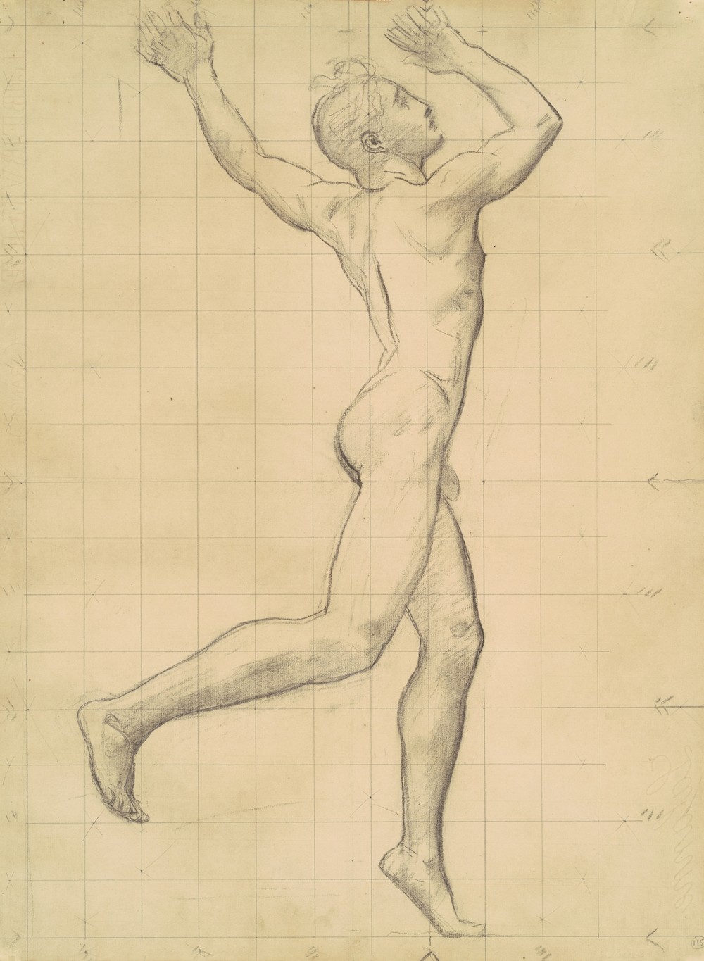 Study of Apollo for ‘Apollo and Daphne’ (c. 1918)