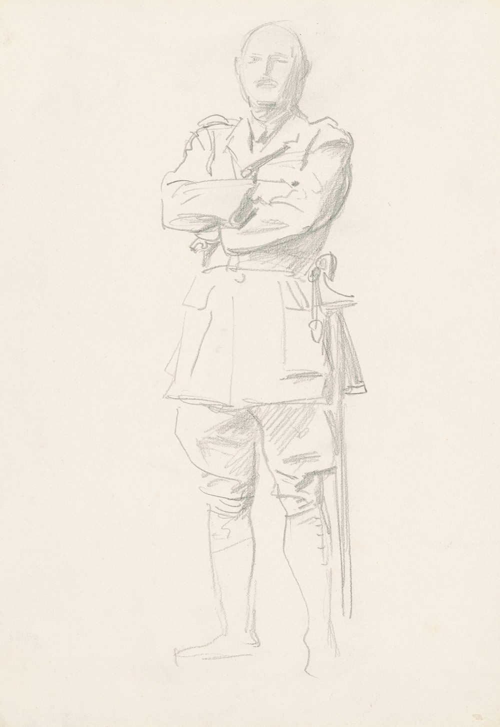 Study of General Louis Botha for ‘General Officers of World War I’