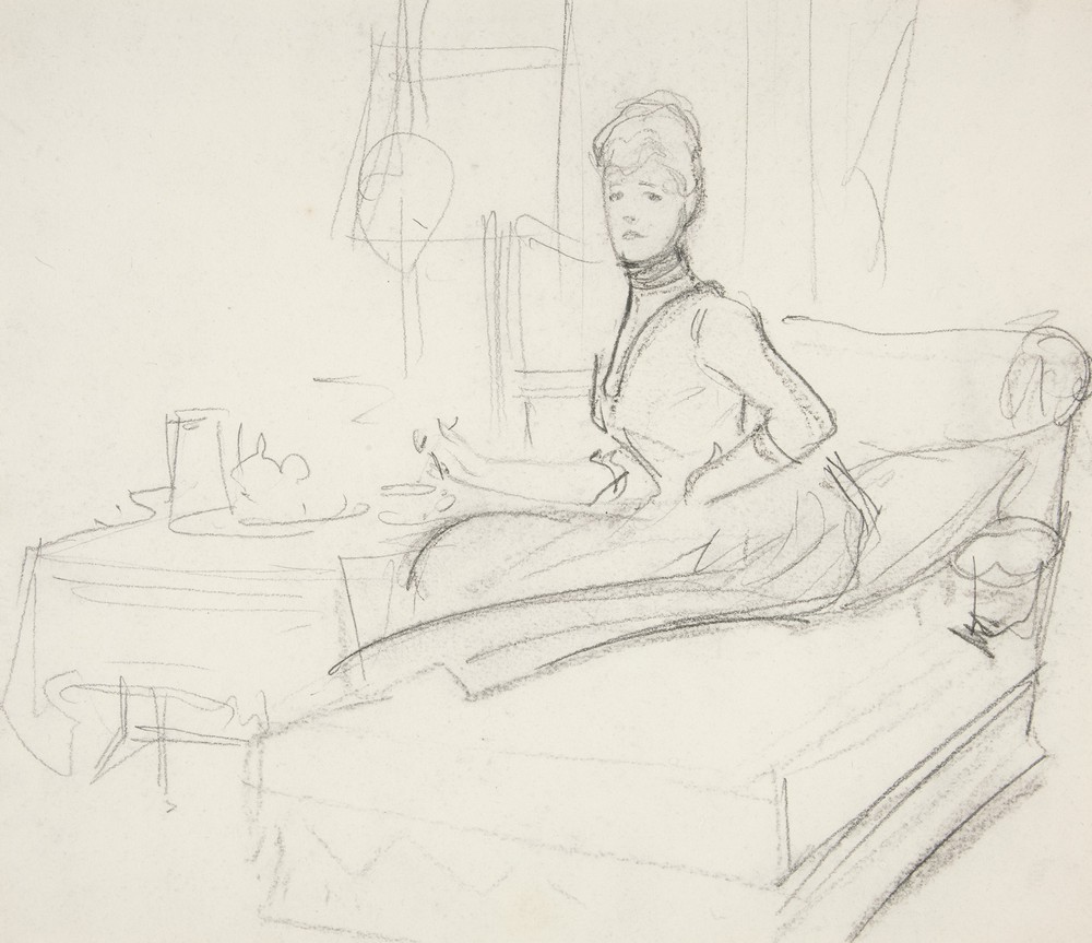 Lady at Tea Table