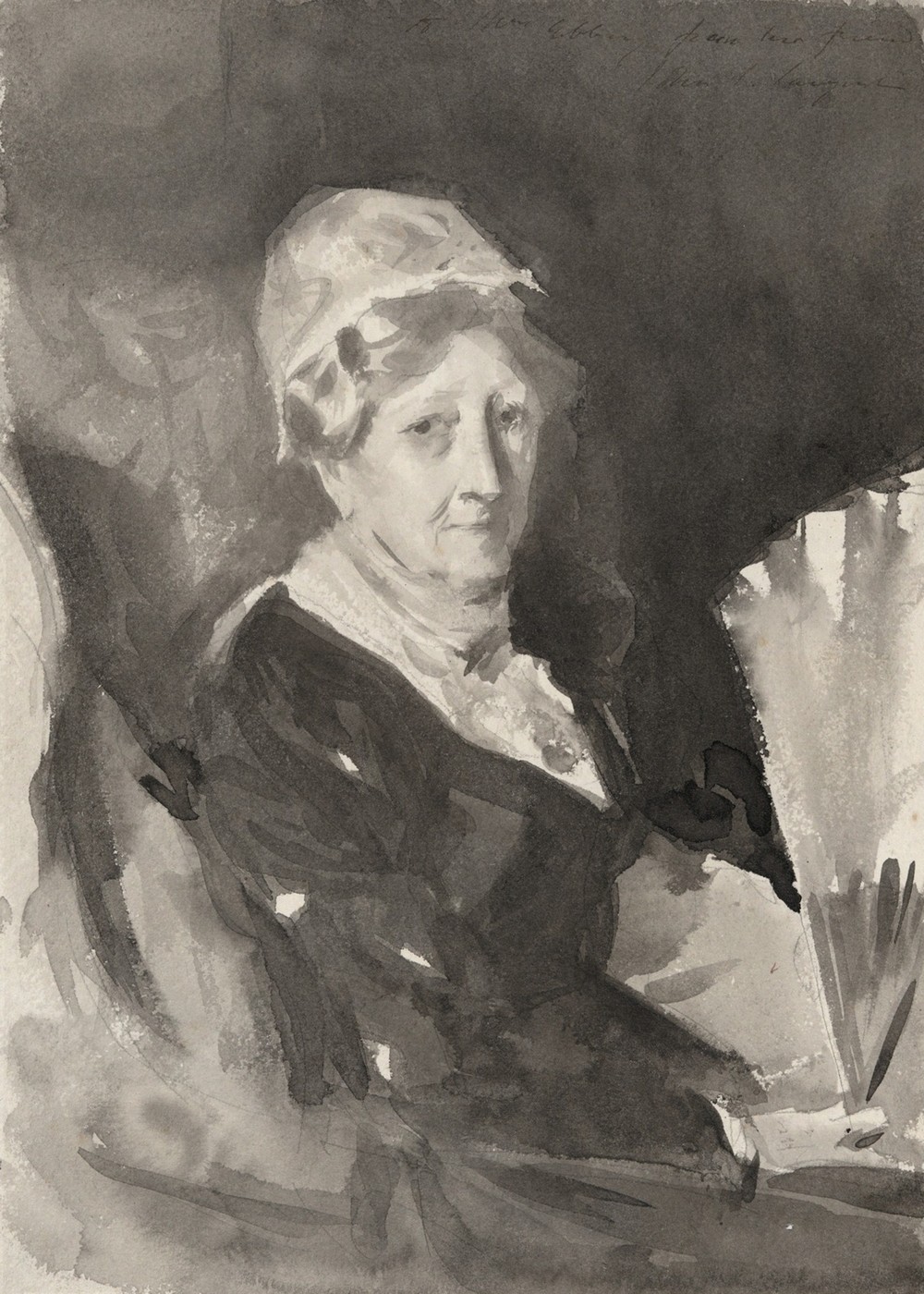 Portrait of Mrs. Frederick Mead with a Fan