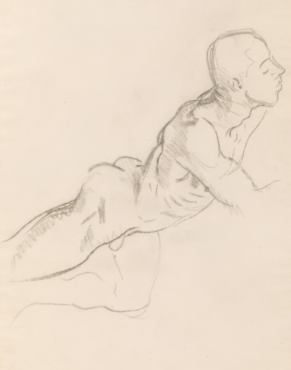Study of Eros for Eros and Psyche, relief decoration, Rotunda, Museum of Fine Arts, Boston (ca. 1917–21)