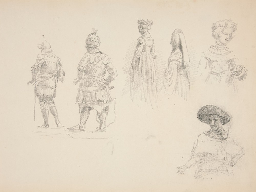 Study of Six Figures (ca. 1869–71)
