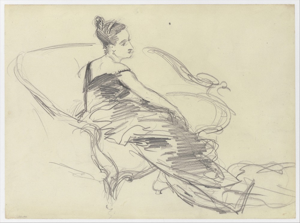 Madame X (Madame Pierre Gautreau) (between 1883 and 1884)