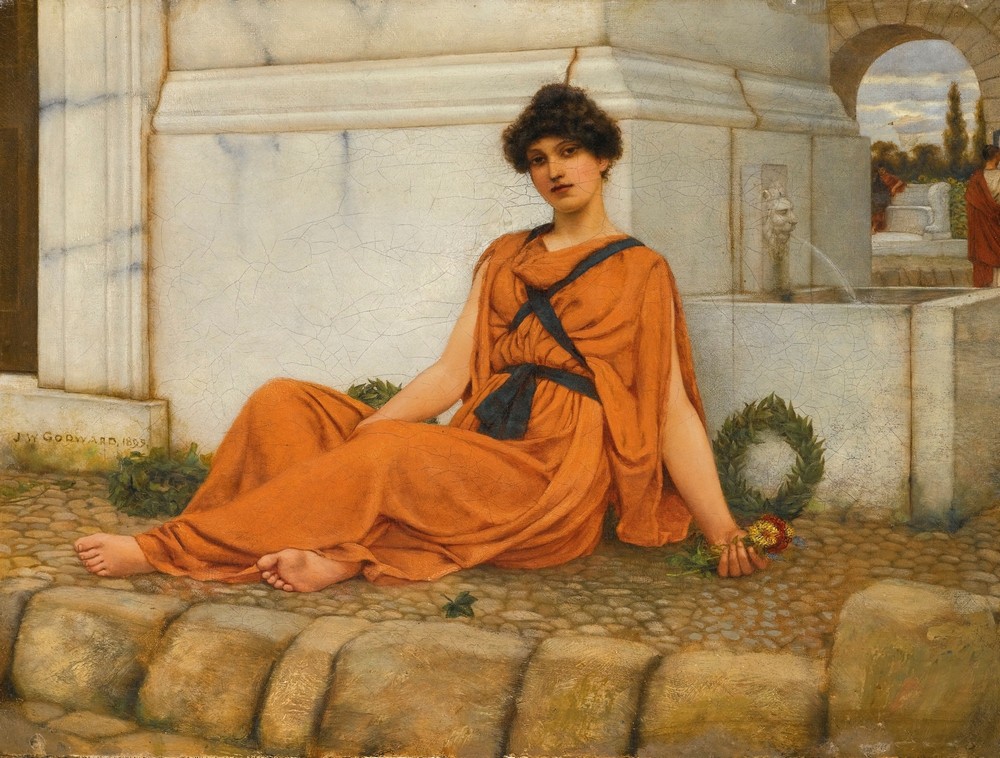 Repose,The Flower Girl