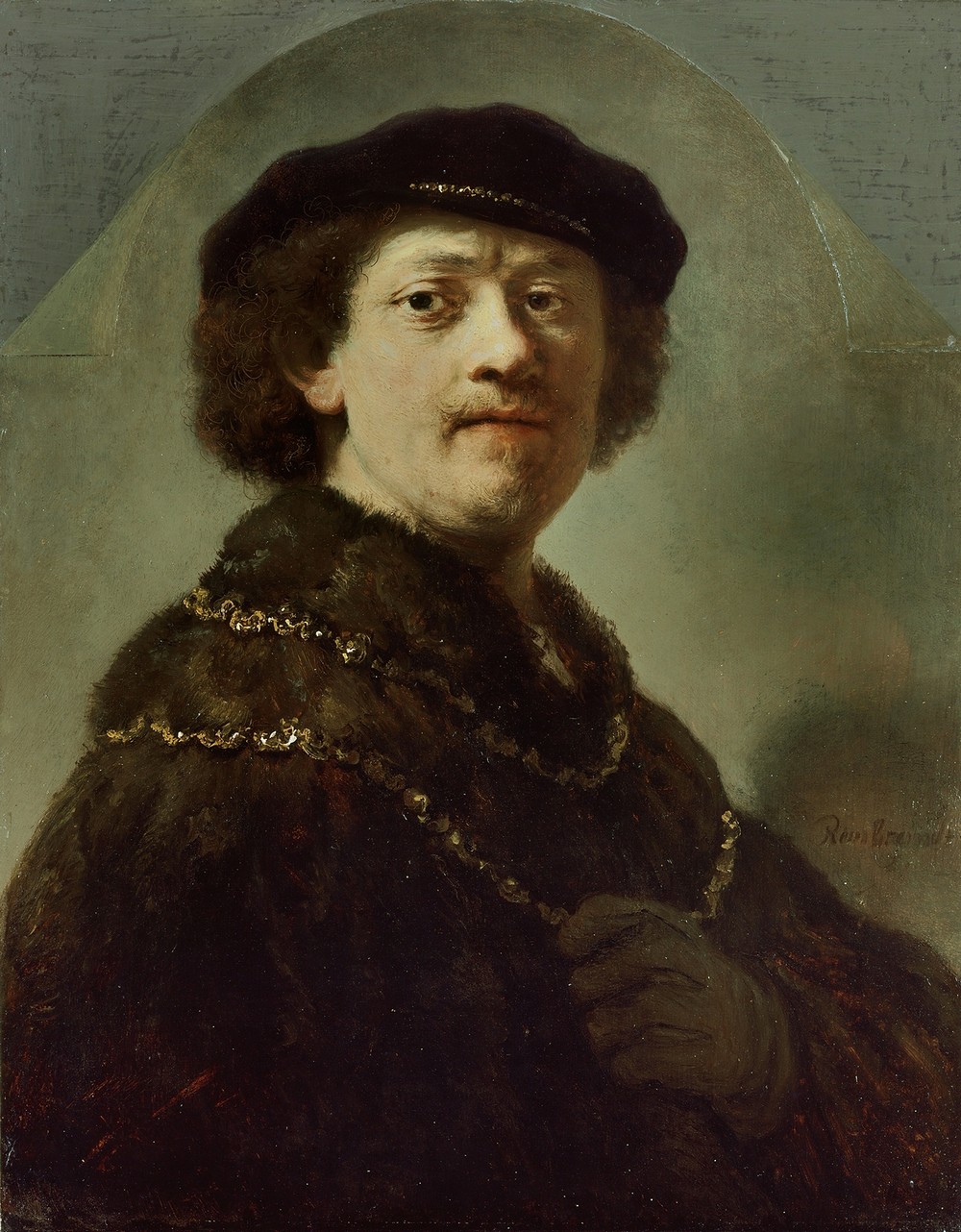 Self-Portrait in a Black Cap