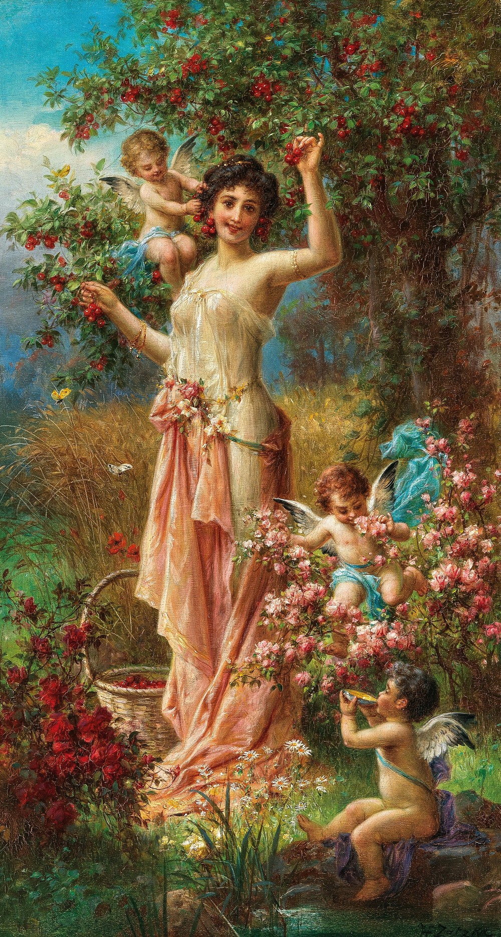 An Allegory of Summer with Messengers of Love