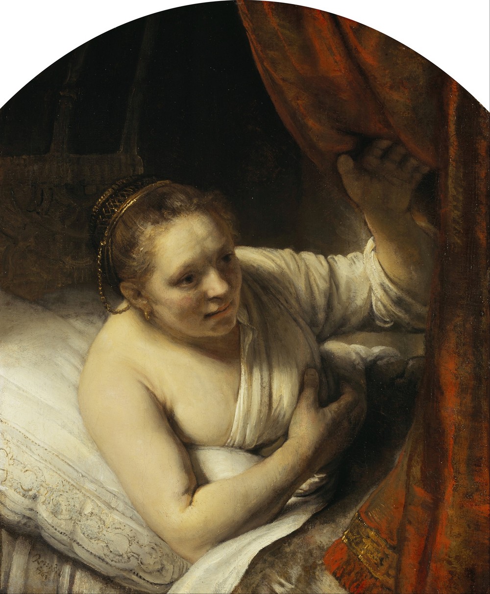 A Woman in Bed (ca 1645-1646)