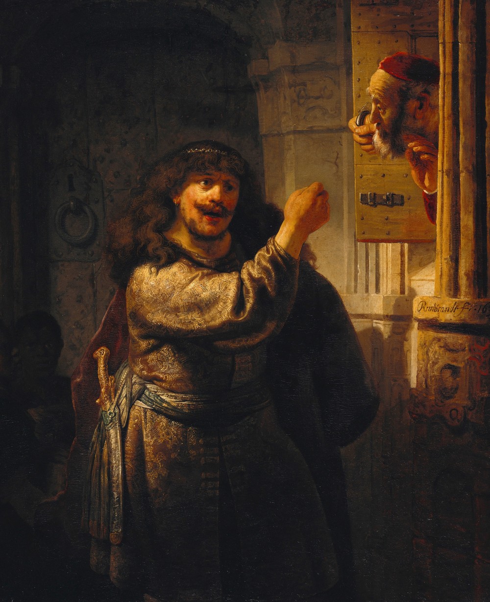 Samson Threatening His Father-in-Law