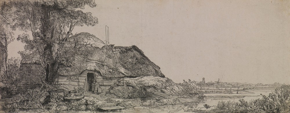 Landscape with a Cottage and a Large Tree