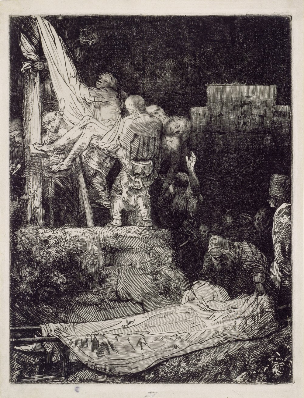 The Descent from the Cross by Torchlight