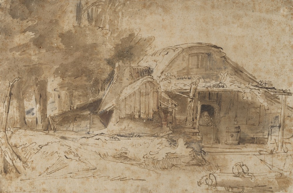 Cottage near the Entrance to a Wood