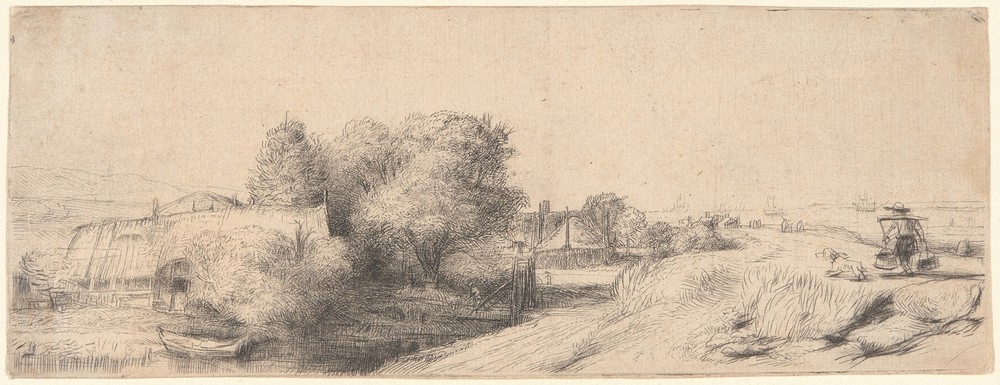 Landscape with a Milkman (ca. 1650)